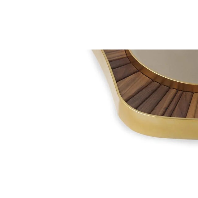 Contemporary Darvaza 120 Mirror by Alma De Luce For Sale - Image 3 of 7