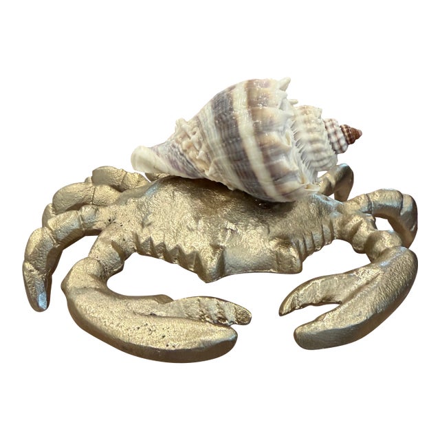 Celestial Meets the Sea Crab-Coastal Art Sculpture For Sale