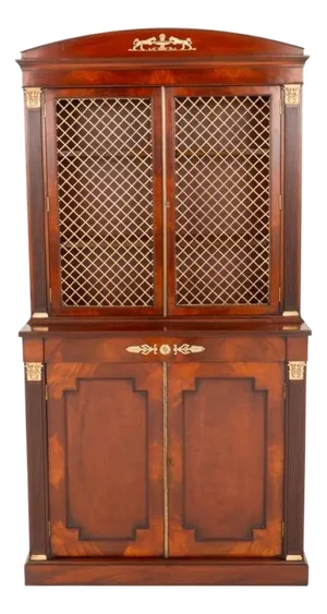 Regency Library Bookcase in Mahogany