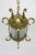 Metal Scroll & Spike Cylindrical Beveled Glass Lantern For Sale - Image 7 of 13