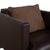 Model 6300 Armchair in Brown Leather from Rolf Benz For Sale - Image 4 of 15