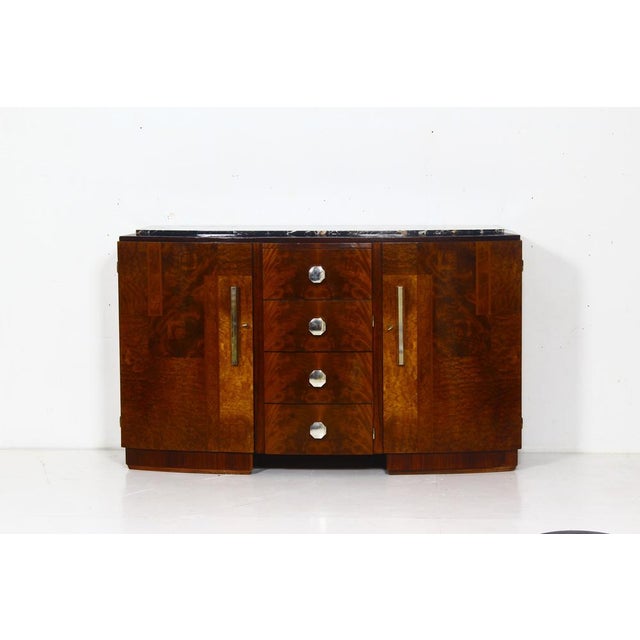 Wood French Art Deco Sideboard, 1930s For Sale - Image 7 of 18