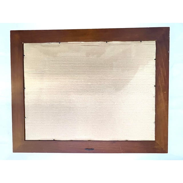 Modern Minimalist Cherry Wood Picture Frame Chairish