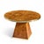 Pierre Cardin Mid Century Burlwood and Brass Expanding Dining Table With 1 Leaf For Sale - Image 9 of 11