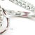 Metal Italian 1980s Pink Tourmaline & Diamond 18k White Gold Bypass Ring, Size 6 For Sale - Image 7 of 11