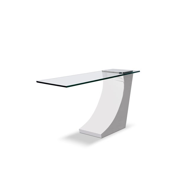 Modern Modern Greg Sheres Style Stainless Steel Console Table For Sale - Image 3 of 4
