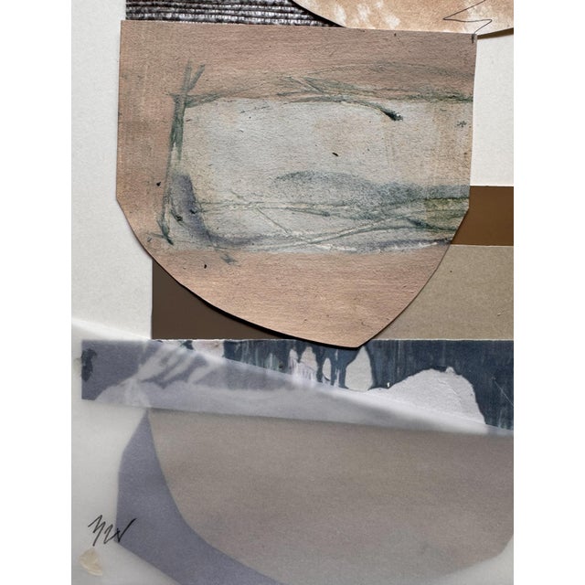 "Memorabilia 6" Original Mixed-Media Collage on Paper by Zac Woodiel For Sale In Little Rock - Image 6 of 9