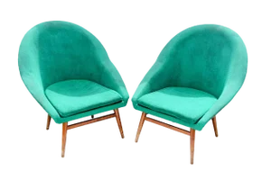 Set of Scandinavian Style Armchairs, 1970s