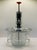 1950’s Chrome & Glass Drinks Dispenser Pump With Four Clear Glasses For Sale - Image 10 of 12