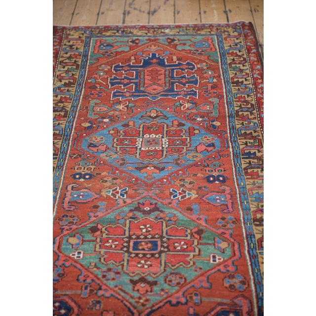 Antique Heriz Rug Runner - 3'4