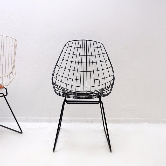 Metal SM05 Dining Chairs by Cees Braakman & A. Dekker for Pastoe, 1950s, Set of 4 For Sale - Image 7 of 16