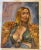 Textile Portrait of a Woman, Contemporary Oil Painting, One-of-a-Kind Art, by Van Ness For Sale - Image 7 of 8