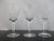 Lovely Waterford crystal claret wine glass set of 3 in Alana pattern. Each measures 5 7/8" x 3" at mouth All are in...