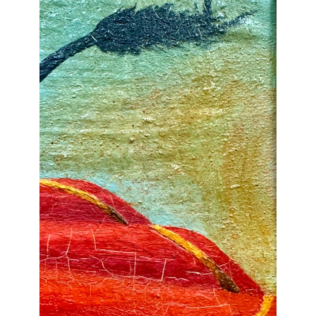 Spanish Mid-Century Spanish Bullfighting Oil Painting, Signed and Dated 1958 For Sale - Image 3 of 12