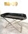 Folding Tray Table in Smoked Glass & Chrome, 1970s Italy For Sale - Image 4 of 10