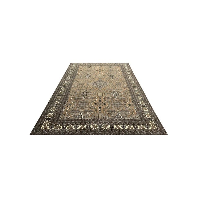 Exact Size: 8'3" x 11'4" Age: Old Materials: Wool Construction: Hand Knotted Care Guide: Expect shedding with new rugs....