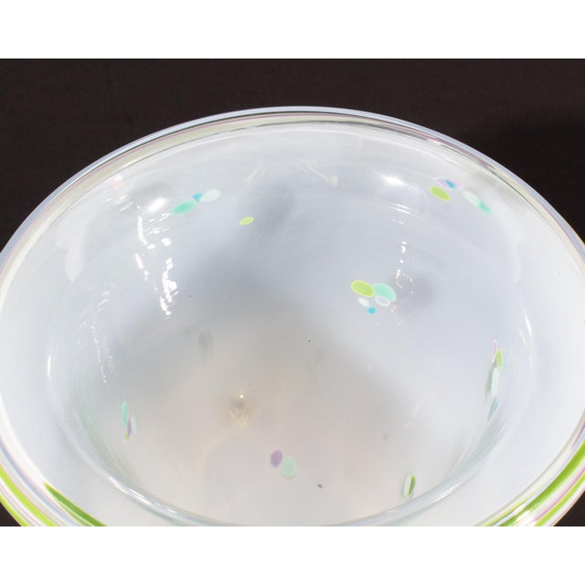 Glass Art Glass Vase by Bob Shay For Sale - Image 7 of 9