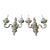 Vintage Mid Century Pair Classical Sconces For Sale