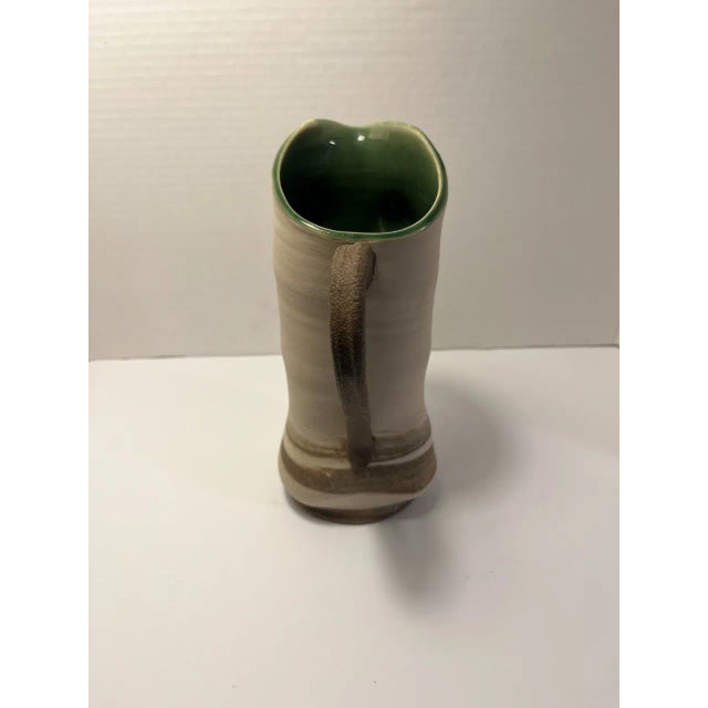 2000 - 2009 Vintage Studio Art Pottery Woman Body Shape Pitcher by California Artist Sage Knight For Sale - Image 5 of 8