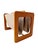 This vintage Danish magazine rack is designed by Aksel Kjersgaard and manufactured by Salin Møbler during the 1960s. A...