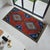 This charming hand-knotted Oushak rug showcases the vibrant heritage of Aegean Anatolia through its bold geometric...