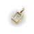 Contemporary 1990s Signature 14k Gold Rainbow Moonstone Pendant For Sale - Image 3 of 10