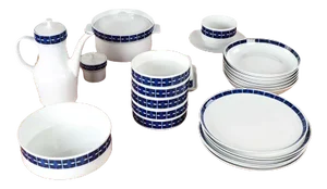 Series 22 Tableware from Melitta, Set of 18