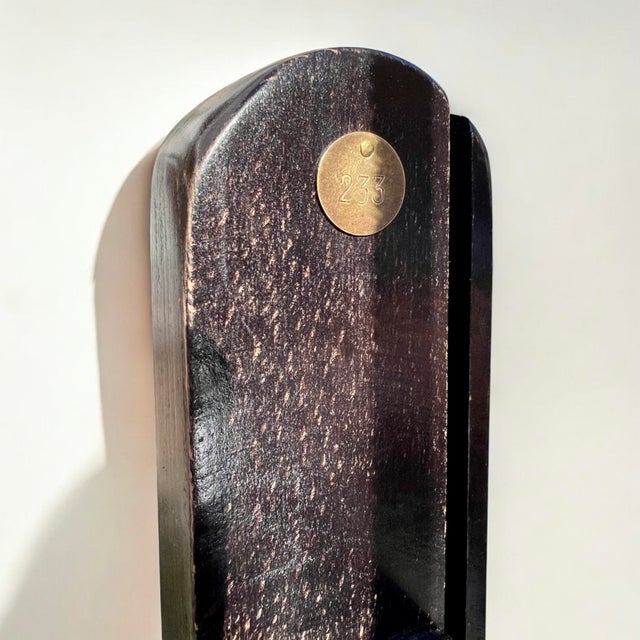 Extra Large Vintage Studio Easel in Oak, 1950s, Rollable Crank Spindle, Height Adjustable For Sale - Image 11 of 18