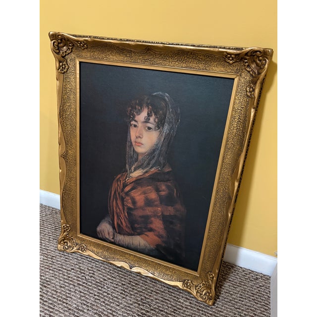 Portrait of Francisca Senora Sabasa y Garcia by the romantic Spanish artist Francisco de Goya (1746-1828). Painted between...