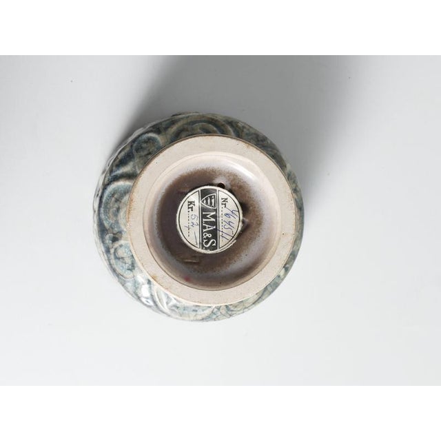 Gothic Ceramic Jardiniere by Michael Andersen & Son, 1960s For Sale - Image 9 of 14
