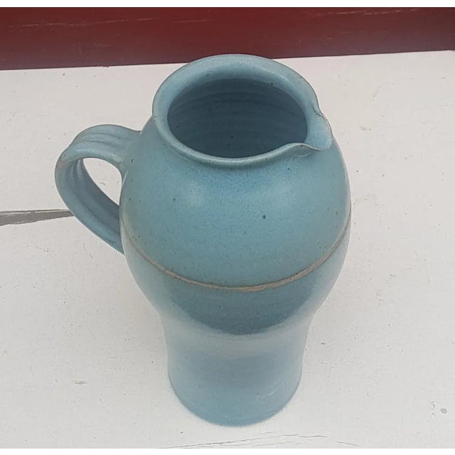 Ceramic Pitcher and Mugs from Tony Gant, Set of 5 For Sale - Image 4 of 6