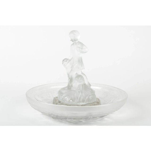 Early 20th Century Antique Daum France Crystal Scuplture Centerpiece For Sale - Image 5 of 5