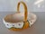 Mid 20th Century Vintage Collection of "Napkin in a Basket" Ceramic Serving Set For Sale - Image 5 of 11