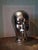 Ceramic Vintage Space Age Head in Chrome, 1950s For Sale - Image 7 of 10