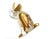 Glass Vintage Murano Gold Infused Clear Glass Sculpture of a Pelican For Sale - Image 7 of 9