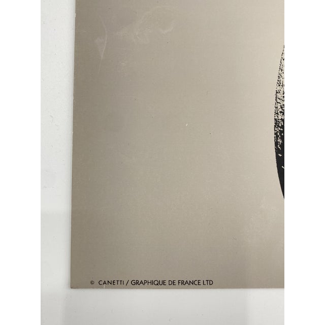 Michel Canetti, Woman with Red Lipstick, 1980s, Screen Print For Sale - Image 9 of 14