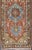 Antique Persian Heriz Runner With Geometric Medallion Design in Red, Olive, Blue 3'2"x11'7" For Sale - Image 4 of 11