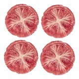 Radicchio Dinner Plates , Set of 4 For Sale