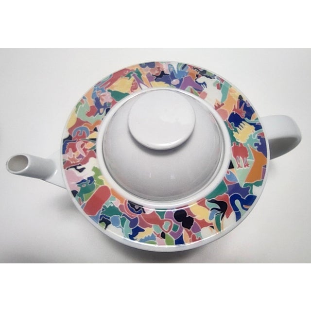La Bella Tavola Breakfast Service attributed to Ettore Sottsass for Alessi, 1993, Set of 26 For Sale - Image 17 of 18