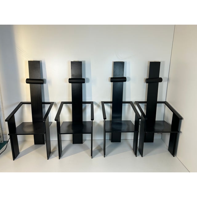 Vintage Armchairs, 1980s, Set of 4 For Sale - Image 17 of 17