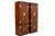 Henredon 1970s Pair of Vintage Henredon Campaign-Style Wood Armoires With Brass Hardware For Sale - Image 4 of 8