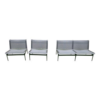 21st Century Vintage Richard Schultz for Knoll "Swell" Outdoor Chairs & Loveseat For Sale