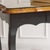 Louis XV Desk in Black with Oak Top and Glass Top For Sale - Image 4 of 13