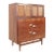 Merton Gershun for American of Martinsville Mid Century X Inlay Walnut 9 Drawer Dresser For Sale
