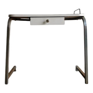 Vintage Laminate Vanity Table in Original Condition For Sale