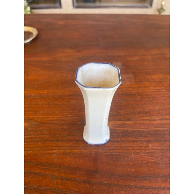 1970s 1970s Delft Blue Sailing Boat Dutch Bud Vase For Sale - Image 5 of 7