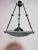 Vintage Green Glass Chandelier For Sale - Image 13 of 15