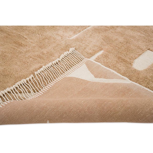 Contemporary Hand-Knotted Wool Premium Rug by Azele Studio For Sale - Image 3 of 13