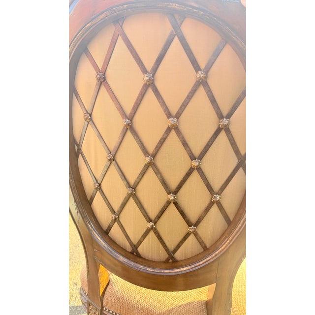 Set of 8 Marge Carson Louis XVI Style Dining Chairs For Sale - Image 16 of 17