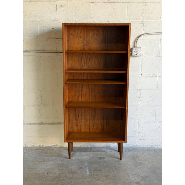 Poul Hundevad Poul Hundevad Teak Bookcase With 5 Shelves Mid-Century Modern Denmark 1960s For Sale - Image 4 of 10